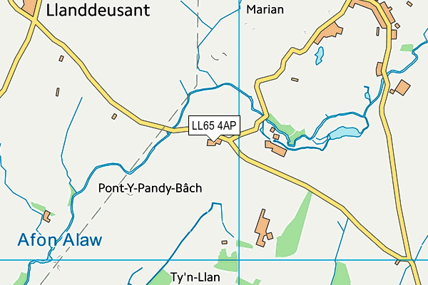 LL65 4AP map - OS VectorMap District (Ordnance Survey)