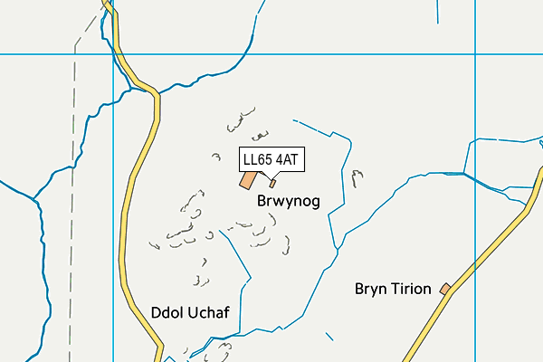 LL65 4AT map - OS VectorMap District (Ordnance Survey)
