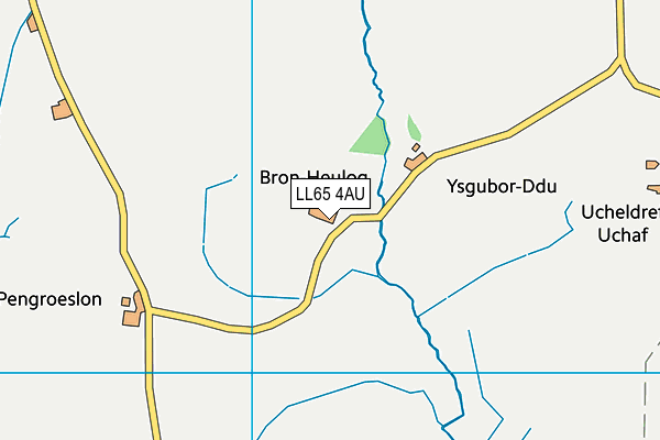 LL65 4AU map - OS VectorMap District (Ordnance Survey)