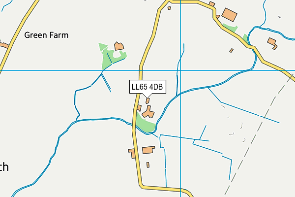 LL65 4DB map - OS VectorMap District (Ordnance Survey)
