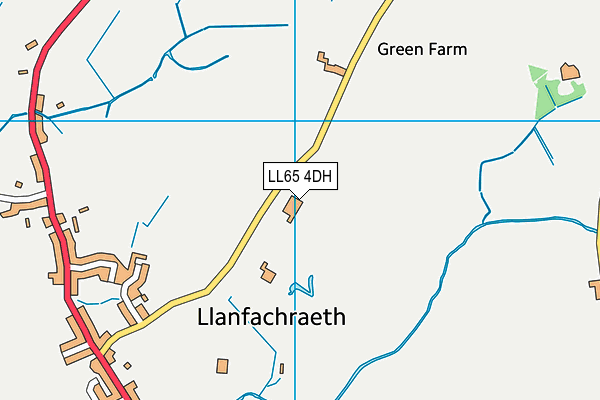 LL65 4DH map - OS VectorMap District (Ordnance Survey)