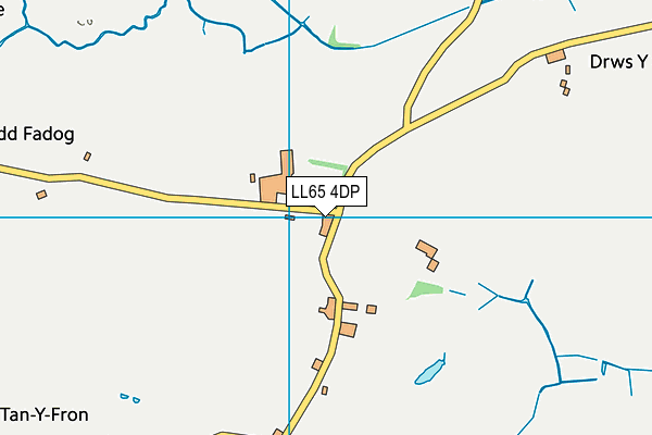 LL65 4DP map - OS VectorMap District (Ordnance Survey)