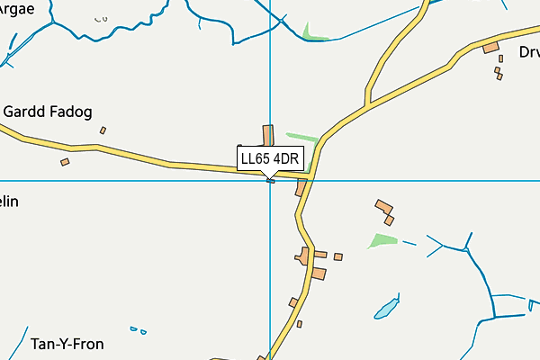 LL65 4DR map - OS VectorMap District (Ordnance Survey)