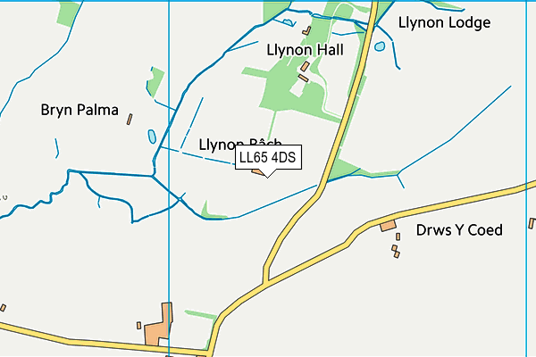 LL65 4DS map - OS VectorMap District (Ordnance Survey)