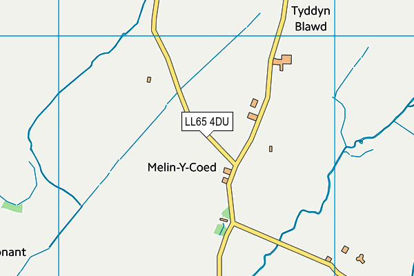 LL65 4DU map - OS VectorMap District (Ordnance Survey)