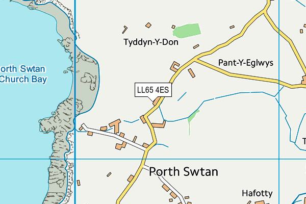 LL65 4ES map - OS VectorMap District (Ordnance Survey)