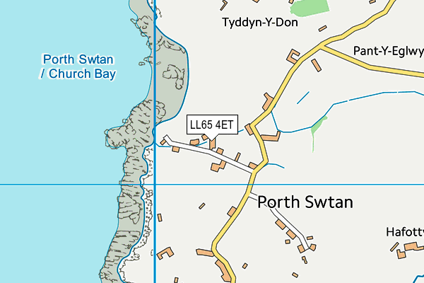LL65 4ET map - OS VectorMap District (Ordnance Survey)