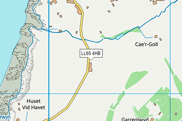 LL65 4HB map - OS VectorMap District (Ordnance Survey)