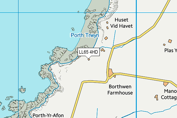 LL65 4HD map - OS VectorMap District (Ordnance Survey)
