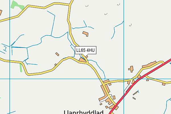 LL65 4HU map - OS VectorMap District (Ordnance Survey)