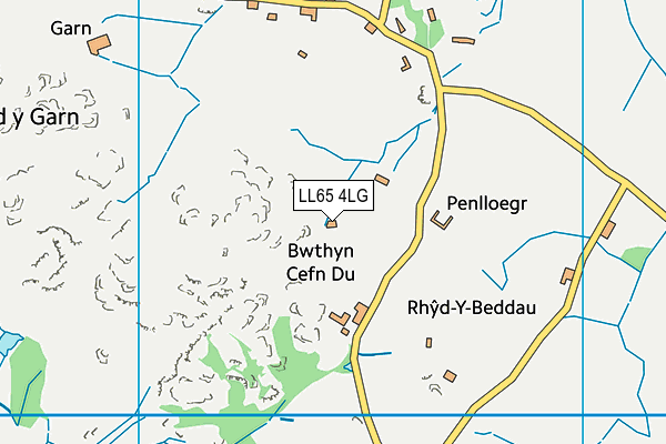 LL65 4LG map - OS VectorMap District (Ordnance Survey)