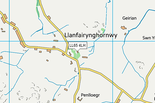LL65 4LH map - OS VectorMap District (Ordnance Survey)