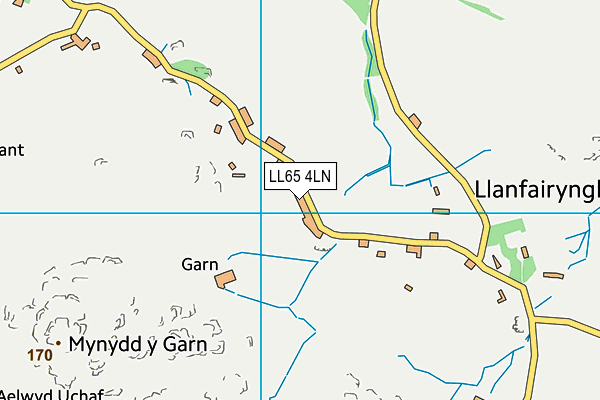 LL65 4LN map - OS VectorMap District (Ordnance Survey)