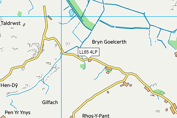 LL65 4LP map - OS VectorMap District (Ordnance Survey)