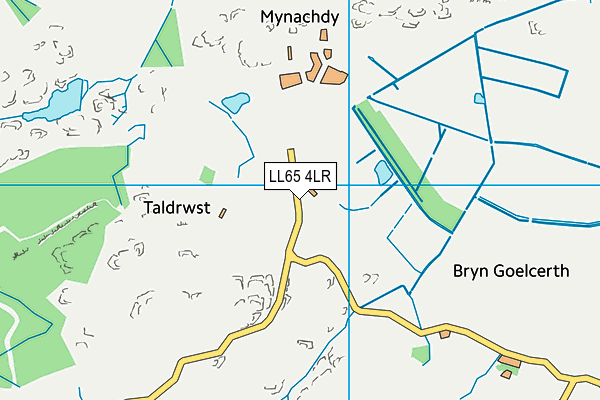LL65 4LR map - OS VectorMap District (Ordnance Survey)
