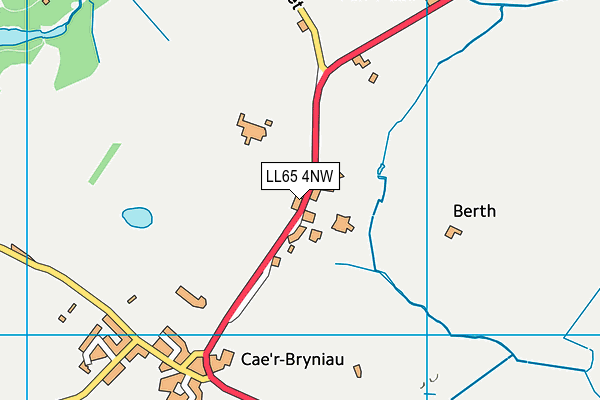 LL65 4NW map - OS VectorMap District (Ordnance Survey)