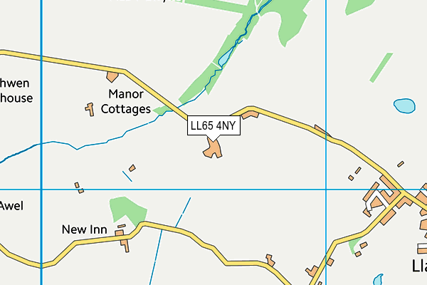 LL65 4NY map - OS VectorMap District (Ordnance Survey)