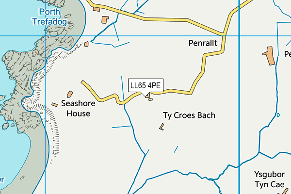 LL65 4PE map - OS VectorMap District (Ordnance Survey)