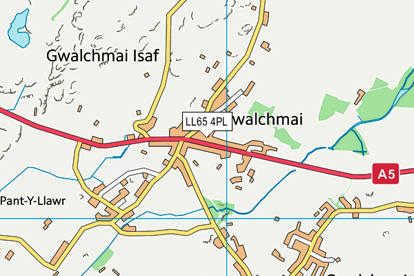 LL65 4PL map - OS VectorMap District (Ordnance Survey)