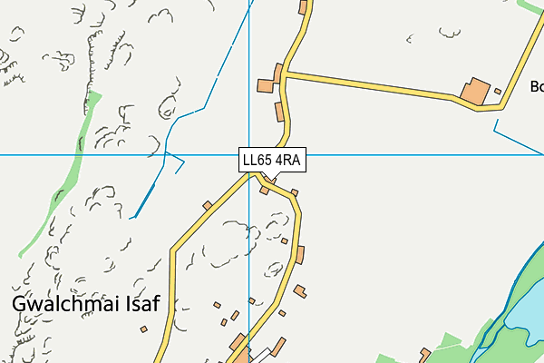 LL65 4RA map - OS VectorMap District (Ordnance Survey)