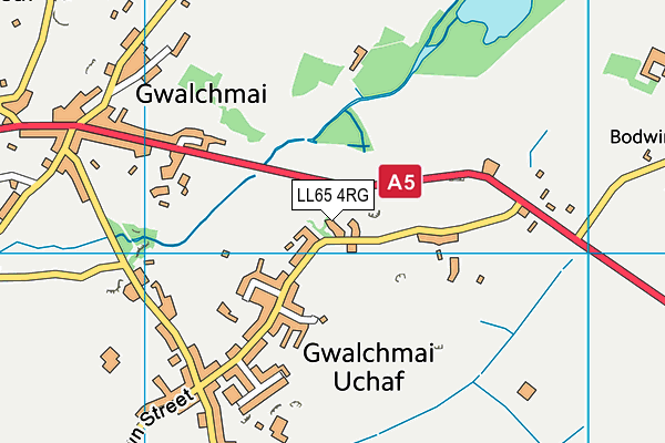 LL65 4RG map - OS VectorMap District (Ordnance Survey)