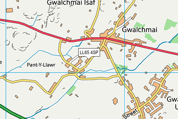 LL65 4SP map - OS VectorMap District (Ordnance Survey)