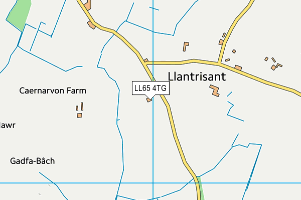 LL65 4TG map - OS VectorMap District (Ordnance Survey)