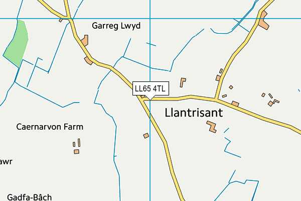 LL65 4TL map - OS VectorMap District (Ordnance Survey)