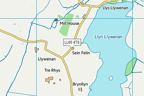 LL65 4TS map - OS VectorMap District (Ordnance Survey)