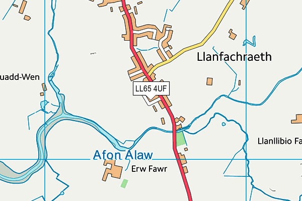 LL65 4UF map - OS VectorMap District (Ordnance Survey)