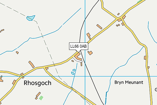 LL66 0AB map - OS VectorMap District (Ordnance Survey)