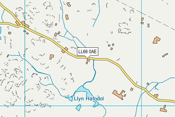 LL66 0AE map - OS VectorMap District (Ordnance Survey)