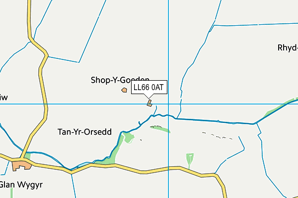 LL66 0AT map - OS VectorMap District (Ordnance Survey)
