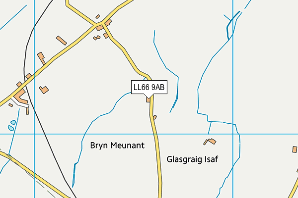 LL66 9AB map - OS VectorMap District (Ordnance Survey)