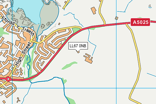 LL67 0NB map - OS VectorMap District (Ordnance Survey)