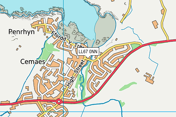 LL67 0NN map - OS VectorMap District (Ordnance Survey)