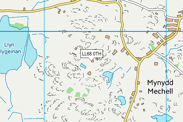 LL68 0TH map - OS VectorMap District (Ordnance Survey)