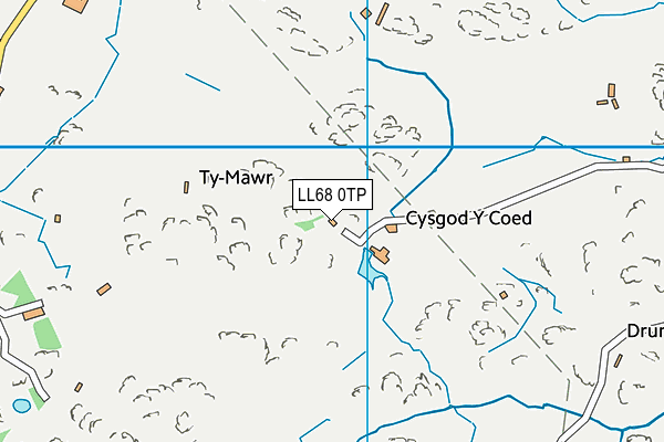 LL68 0TP map - OS VectorMap District (Ordnance Survey)