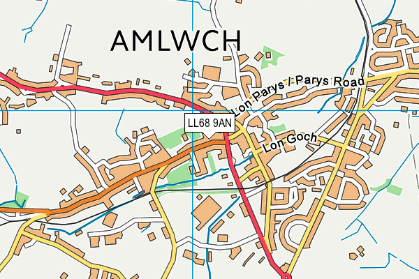 Map of AMLWCH WINDOWS LTD at district scale