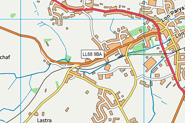 LL68 9BA map - OS VectorMap District (Ordnance Survey)