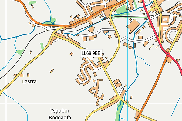 LL68 9BE map - OS VectorMap District (Ordnance Survey)
