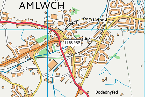 Map of AMLWCH LIMITED at district scale