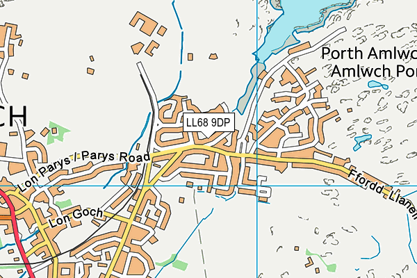 LL68 9DP map - OS VectorMap District (Ordnance Survey)