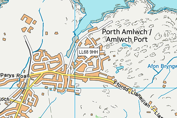 LL68 9HH map - OS VectorMap District (Ordnance Survey)