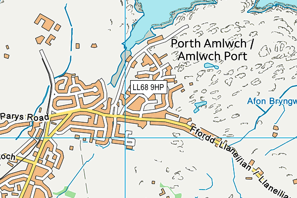 LL68 9HP map - OS VectorMap District (Ordnance Survey)