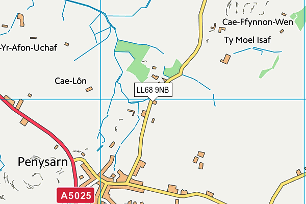 LL68 9NB map - OS VectorMap District (Ordnance Survey)