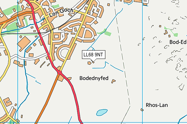 LL68 9NT map - OS VectorMap District (Ordnance Survey)