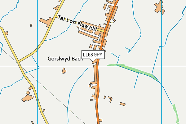 LL68 9PY map - OS VectorMap District (Ordnance Survey)
