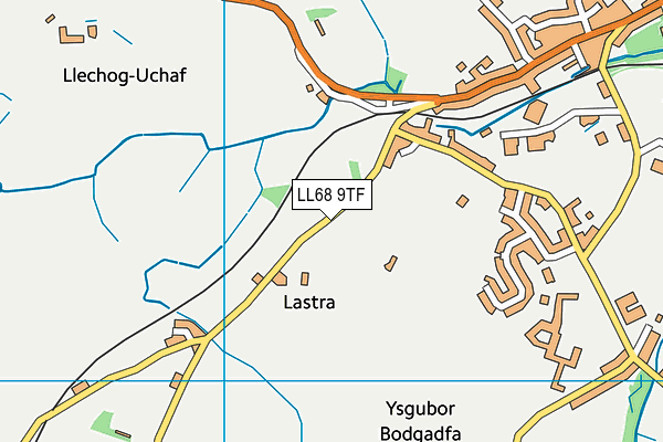 LL68 9TF map - OS VectorMap District (Ordnance Survey)