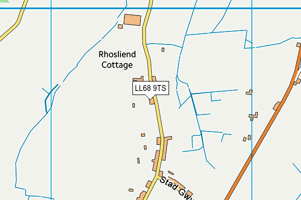 LL68 9TS map - OS VectorMap District (Ordnance Survey)